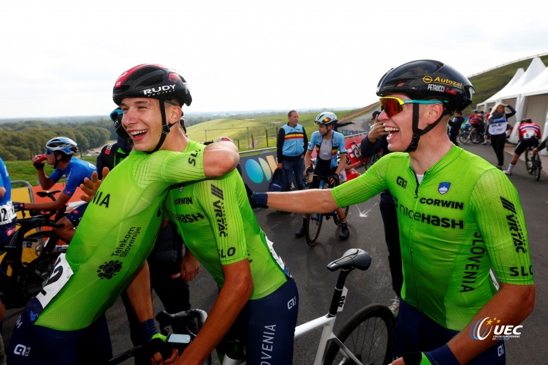 2023 UEC Road European Championships - Drenthe - Junior Men's Road Race - Drijber - Col Du VAM 111 km - 23/09/2023 - Anze Ravbar (Slovenia) - photo Luca Bettini/SprintCyclingAgency?2023